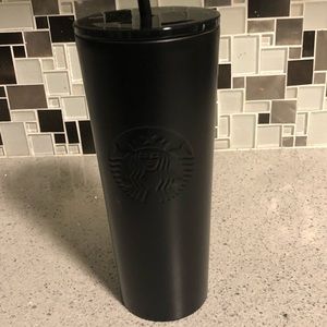 Beautiful Matte Black Starbucks Tumblr Brand New!